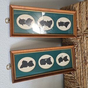 Vintage Silhouette Photo Frames